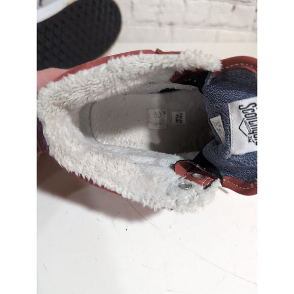 Vans Red and White High-Top Sneakers - Picture 15 of 16